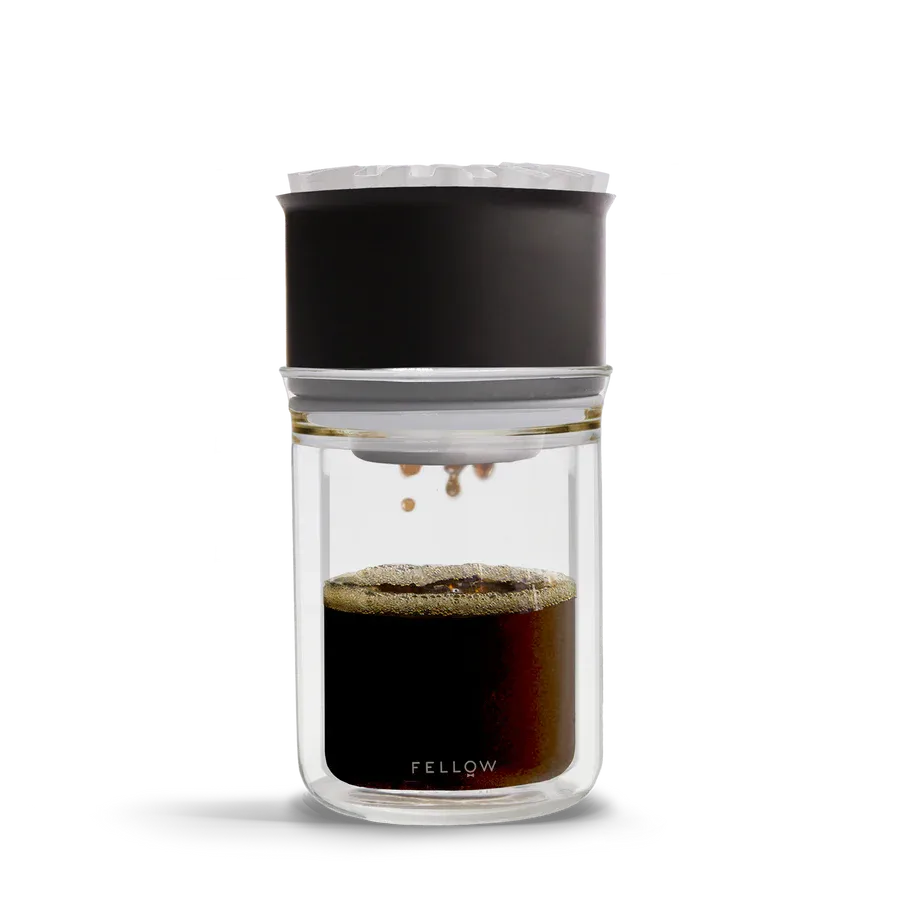fellow stagg x pour-over set matte black-clear glass