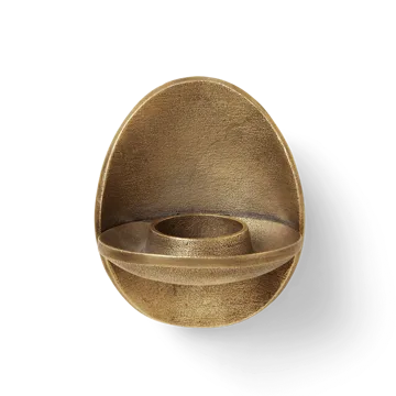 Ferm Living Agapé värmeljushållare vägg Brass finish