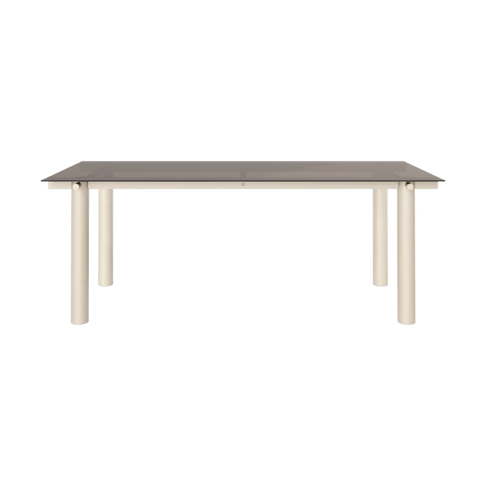 Atura matbord, Light cashmere-dark tinted glass, 90x200 cm Ferm Living