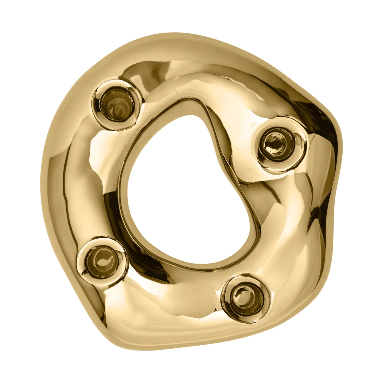 Bellure ring ljusstake, Mässingfinish Ferm Living