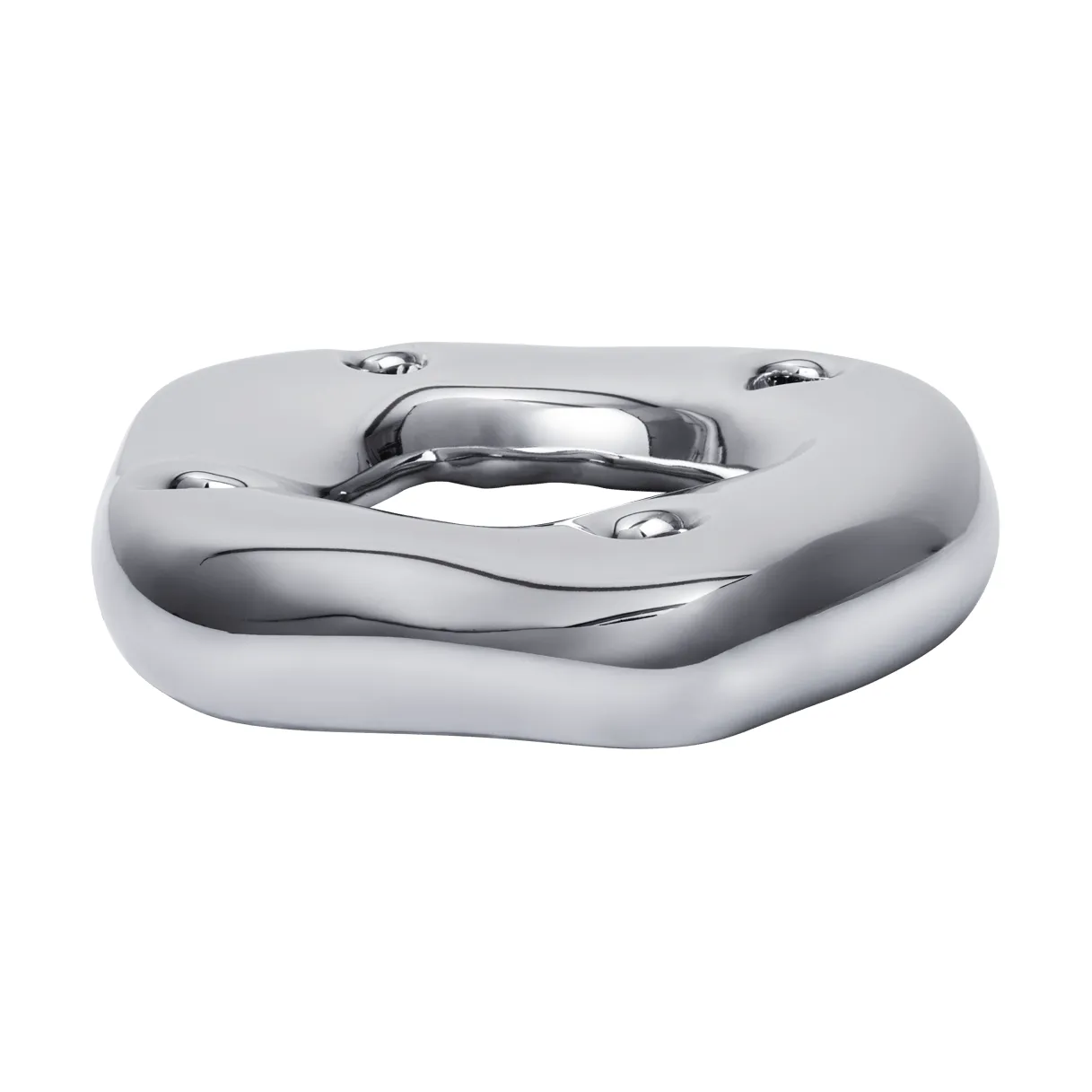 Bellure ring ljusstake, Silver Ferm Living
