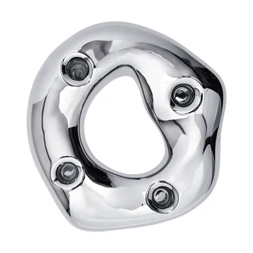Bellure ring ljusstake - Silver - Ferm Living