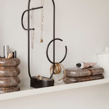 Bendum förvaringsbox - Brun marmor - Ferm Living