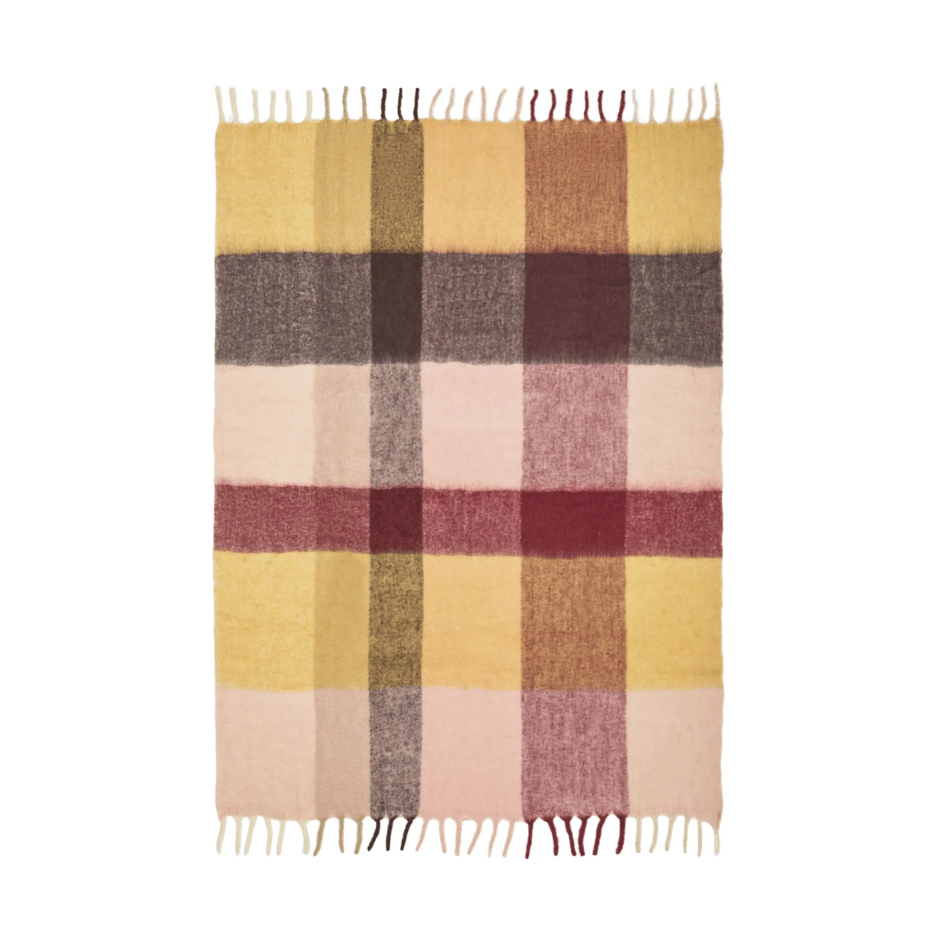 Blur mohair pläd, Butter-pale rose, 130x170 cm Ferm Living