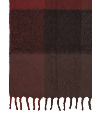 Blur mohair pläd - Dark chocolate-oxide red, 130x170 cm - Ferm Living