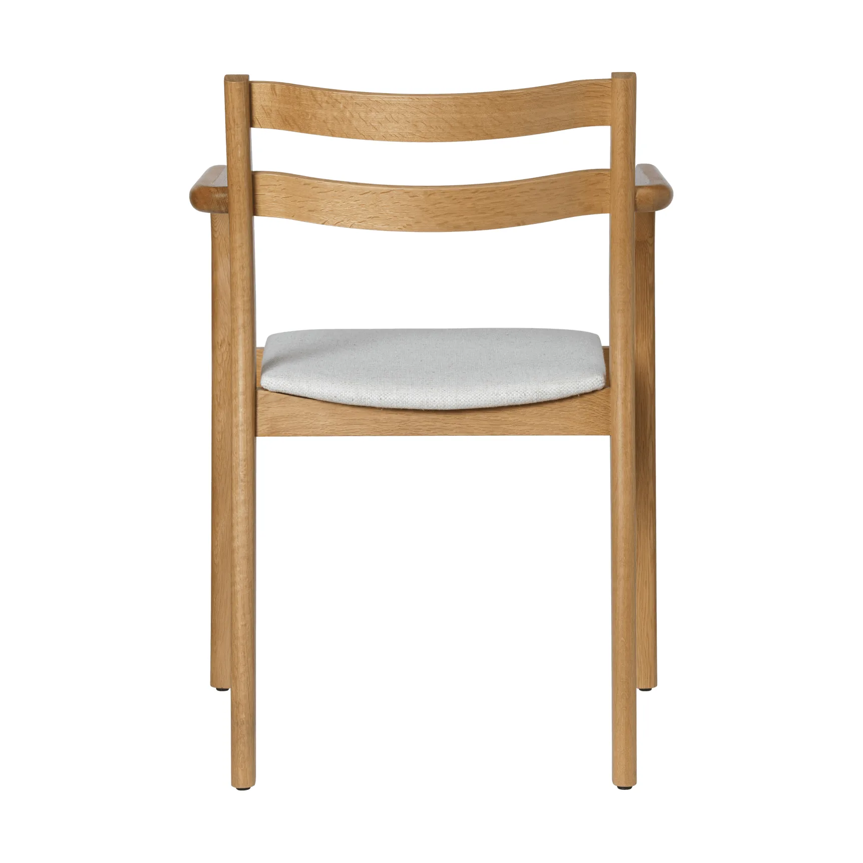 Boda karmstol, Klädd sits, natural oak-off-white Ferm Living