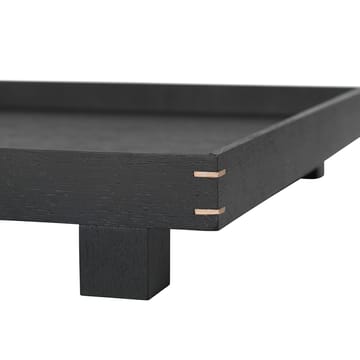 Bon träbricka large - Svartbetsad ek - Ferm Living