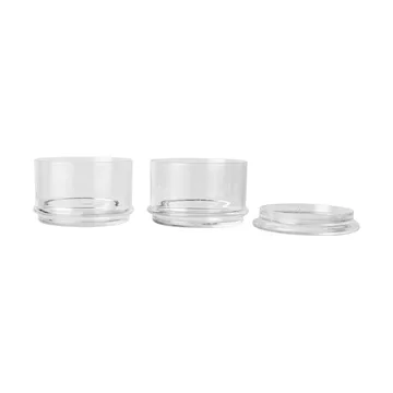 Boya stapelbara burkar - 2 delar, Clear - Ferm Living