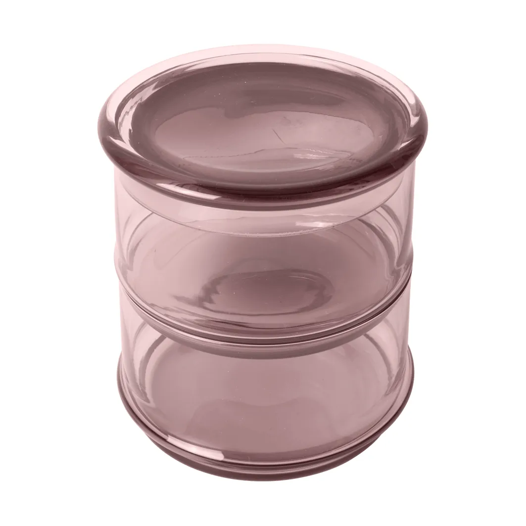 Boya stapelbara burkar, 2 delar, mauve Ferm Living