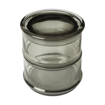 Boya stapelbara burkar - 2 delar, smoked grey - Ferm Living