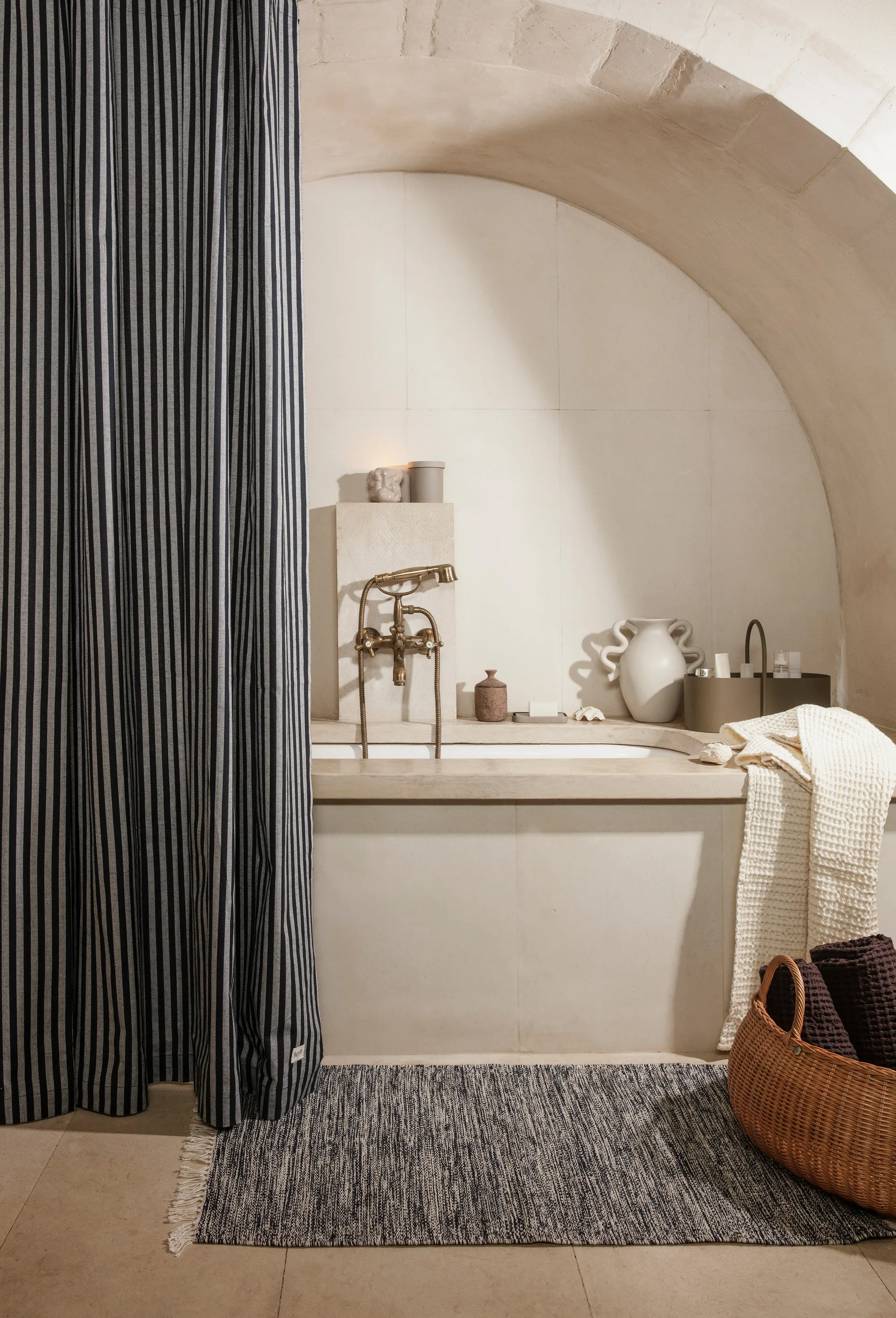 Braided korg låg, Natural Ferm Living