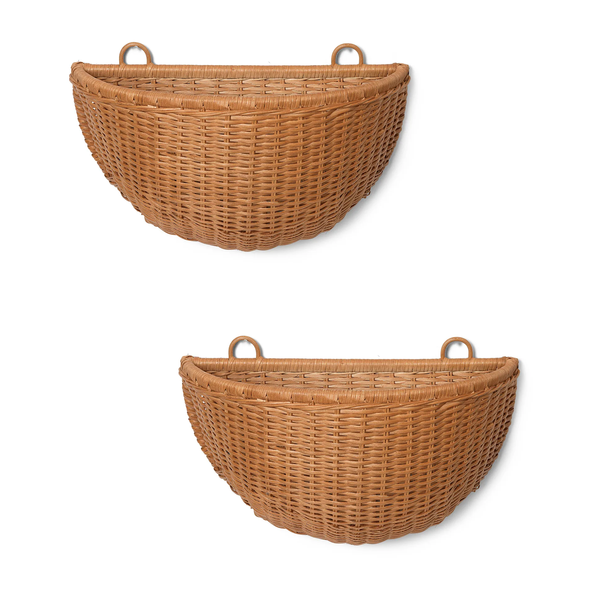 Braided väggkorgar 2-pack, Natural Ferm Living