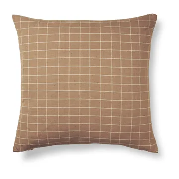 Brown kudde 50x50 cm - Check - Ferm Living