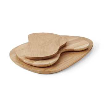 Ferm Living Cairn skärbräda 3 delar Oak
