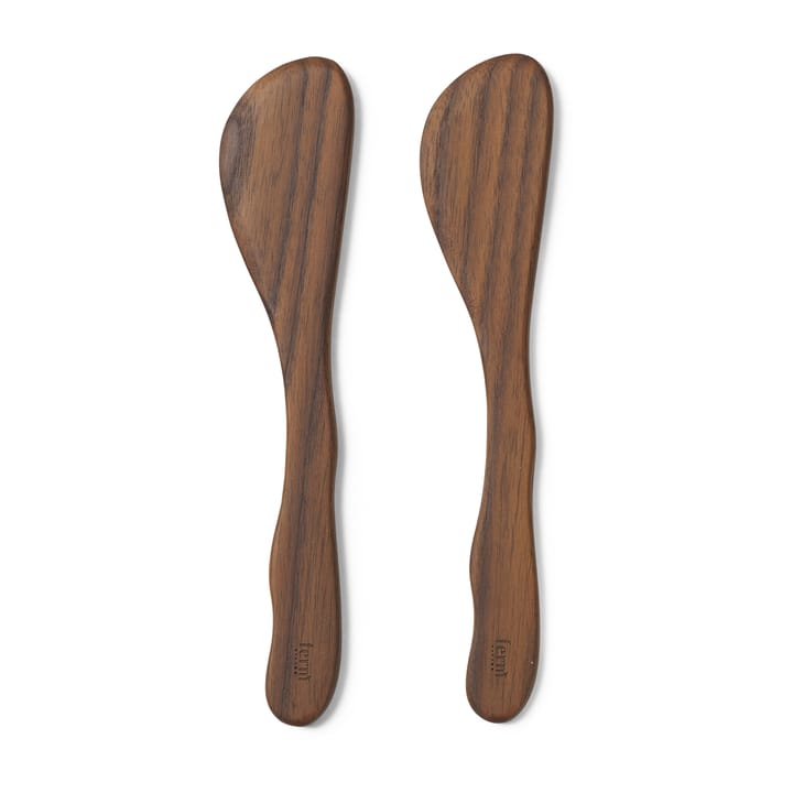 Cairn smörkniv 2-pack, Dark Brown ferm LIVING