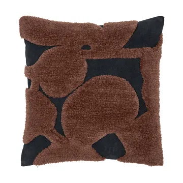 Cilla tufted kudde - Black-dark chocolate 50x50 cm - Ferm Living