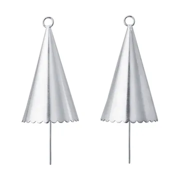 Cone bell dekorationshänge 2-pack - Silver - Ferm Living