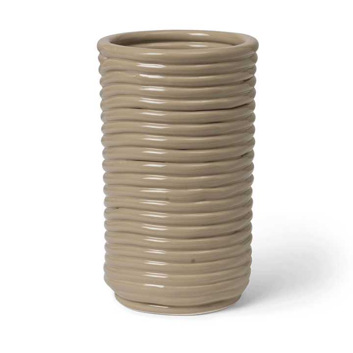 Corduroy vas 21 cm - Cashmere - Ferm Living