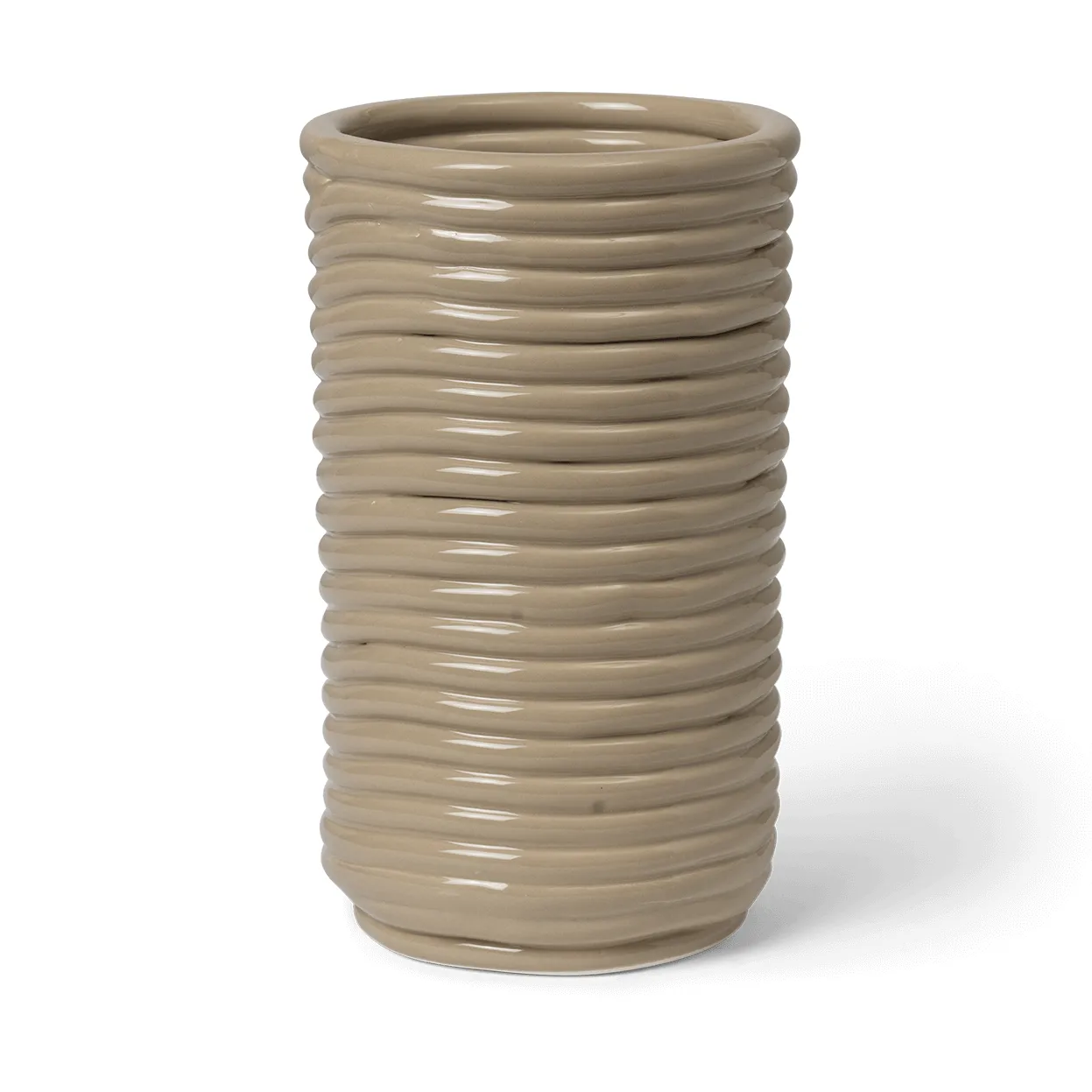 Ferm Living Corduroy vas 21 cm Cashmere