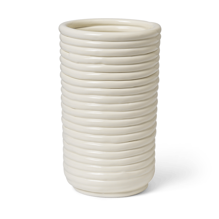 Corduroy vas 21 cm - Off white - Ferm Living