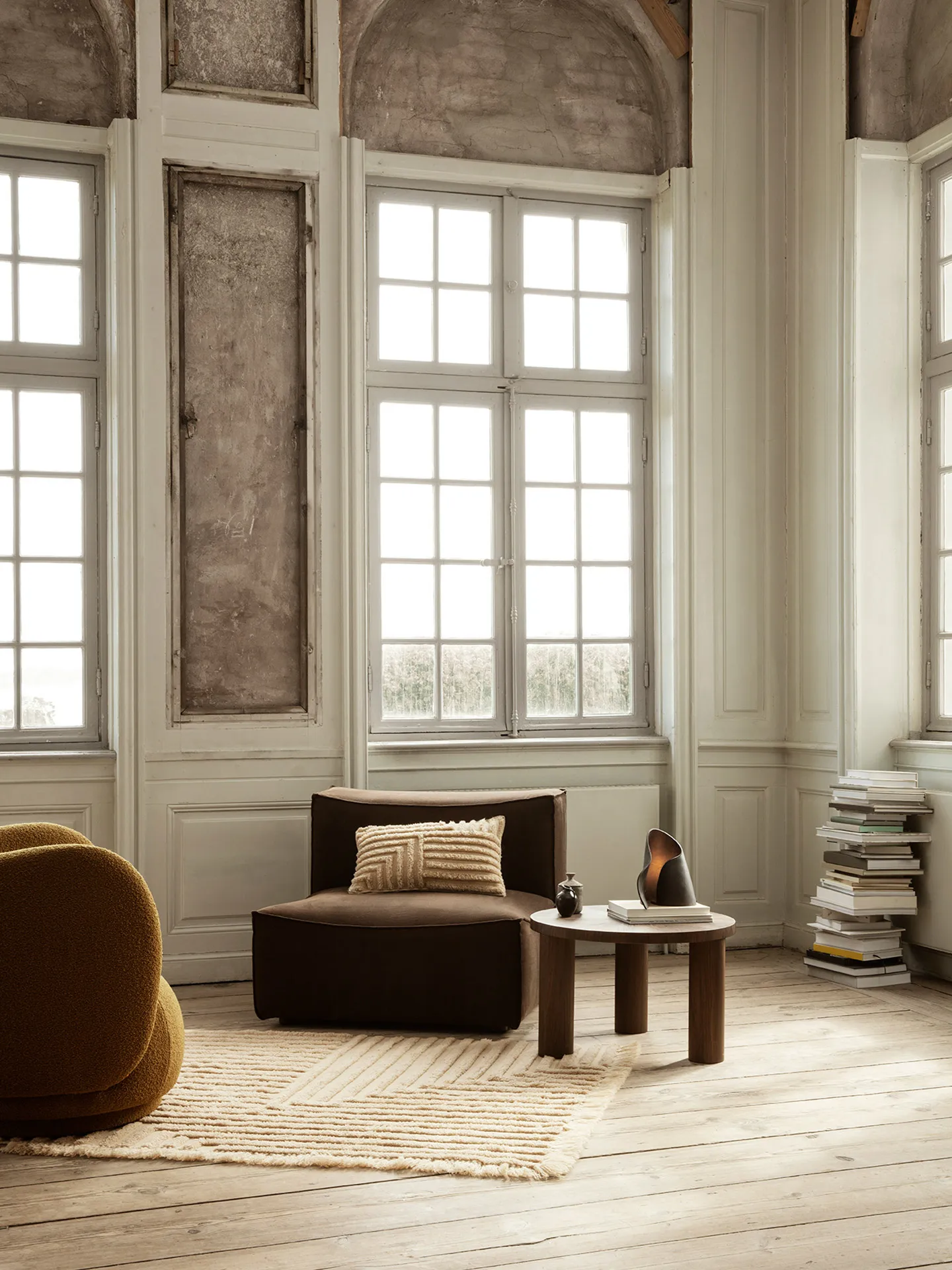 Crease kudde 40x60 cm, Light Sand Ferm Living