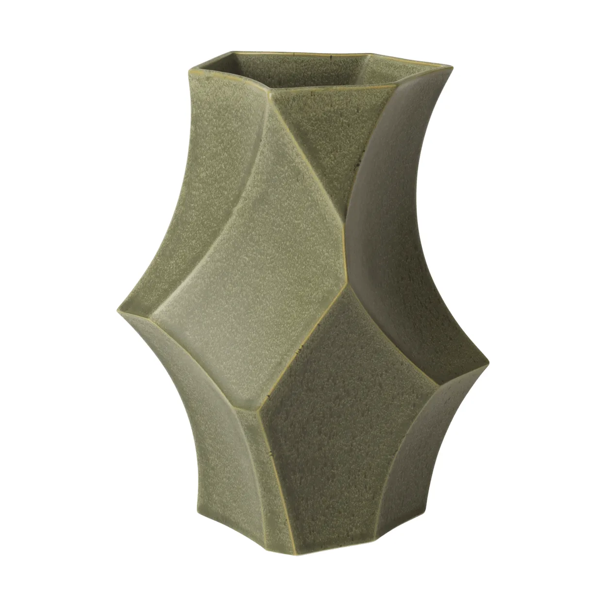 Ferm Living Cueva vas 26 cm Dark sage