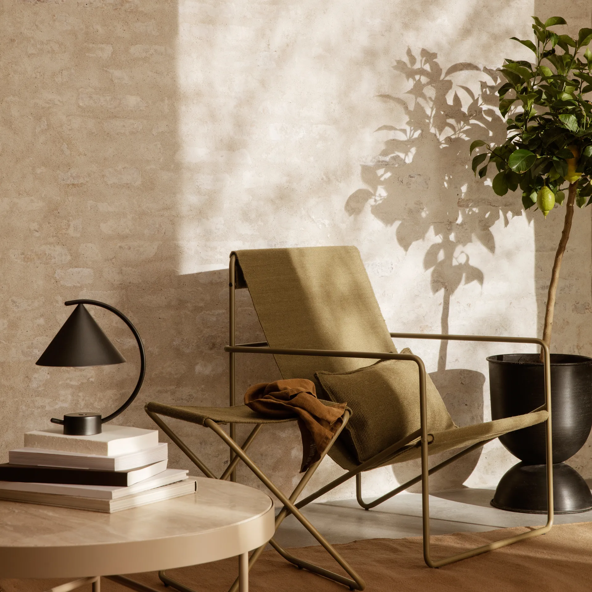 Desert kudde 28x53 cm, Olive Ferm Living