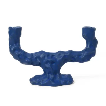Dito ljusstake dubbel - Bright blue - Ferm Living