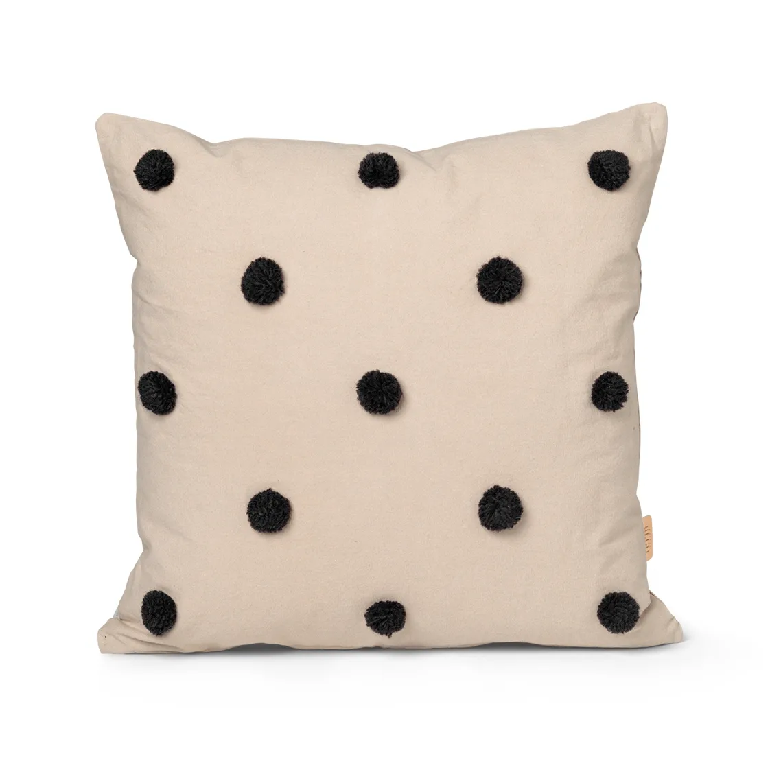 Dot kudde 50x50 cm, Sand-black Ferm Living