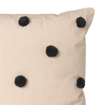 Dot kudde 50x50 cm - Sand-black - Ferm Living