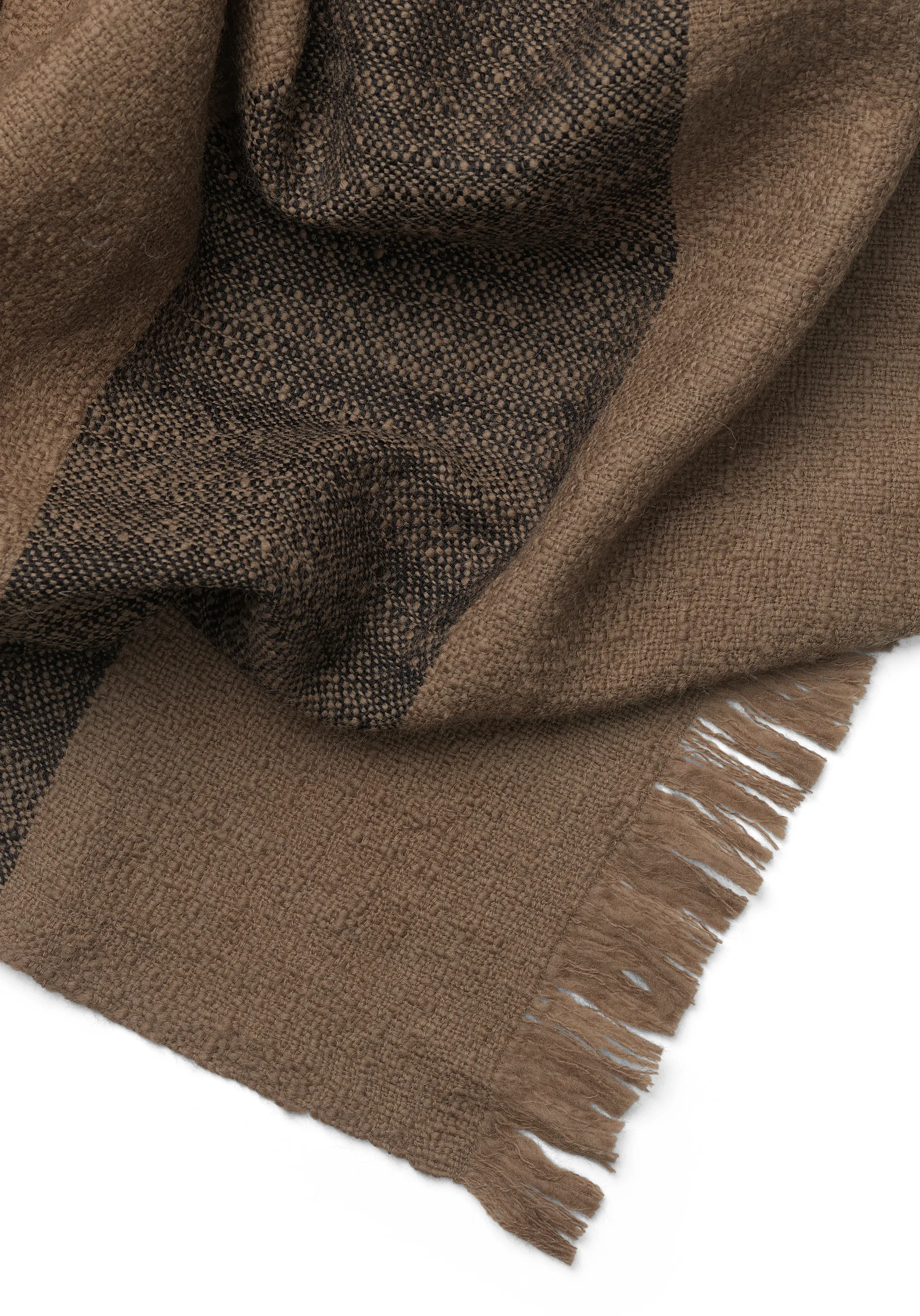 Dry ullfilt 120x180 cm, Sugar Kelp/Black Ferm Living