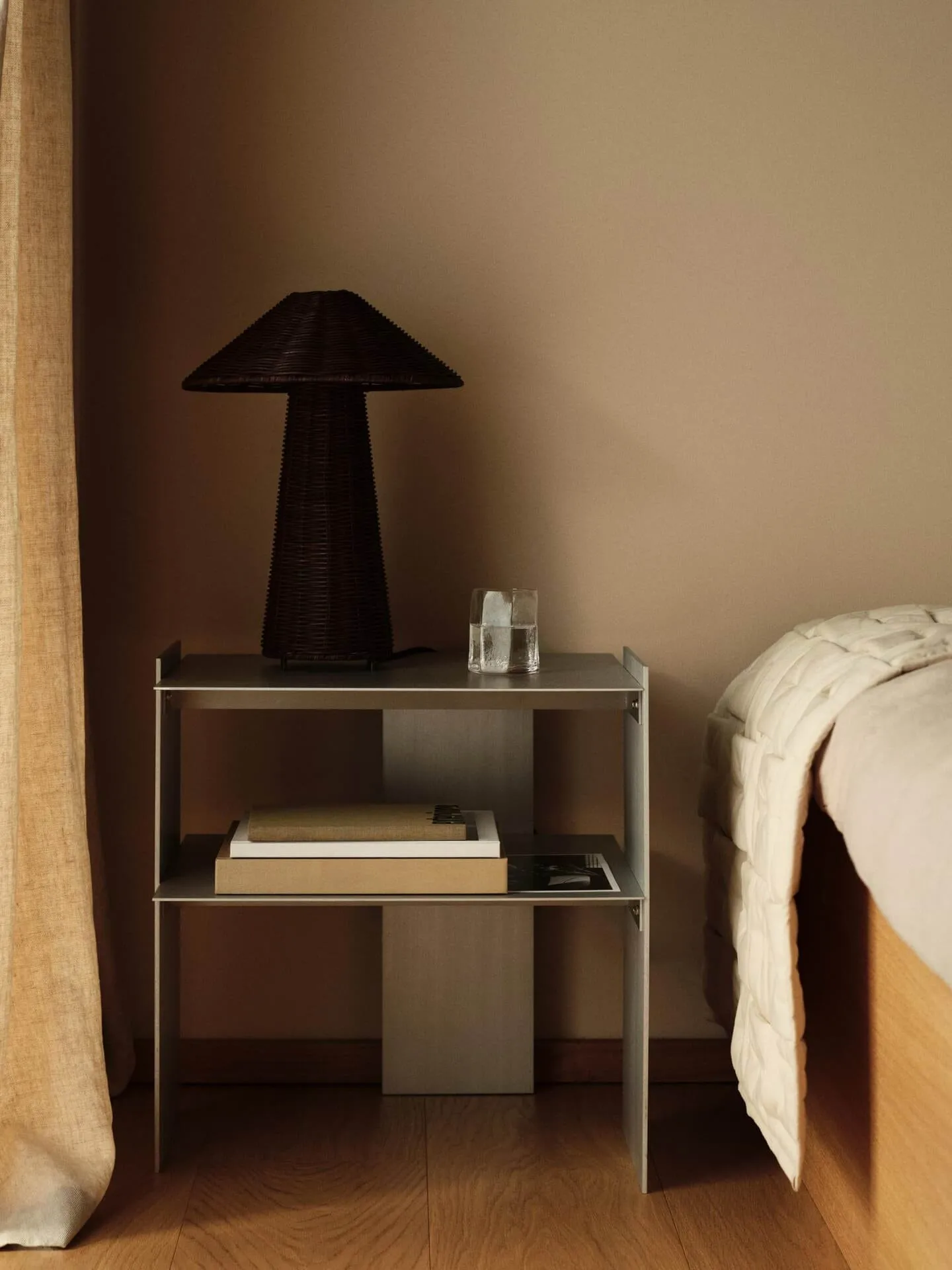 Duo bordslampa, Dark brown Ferm Living