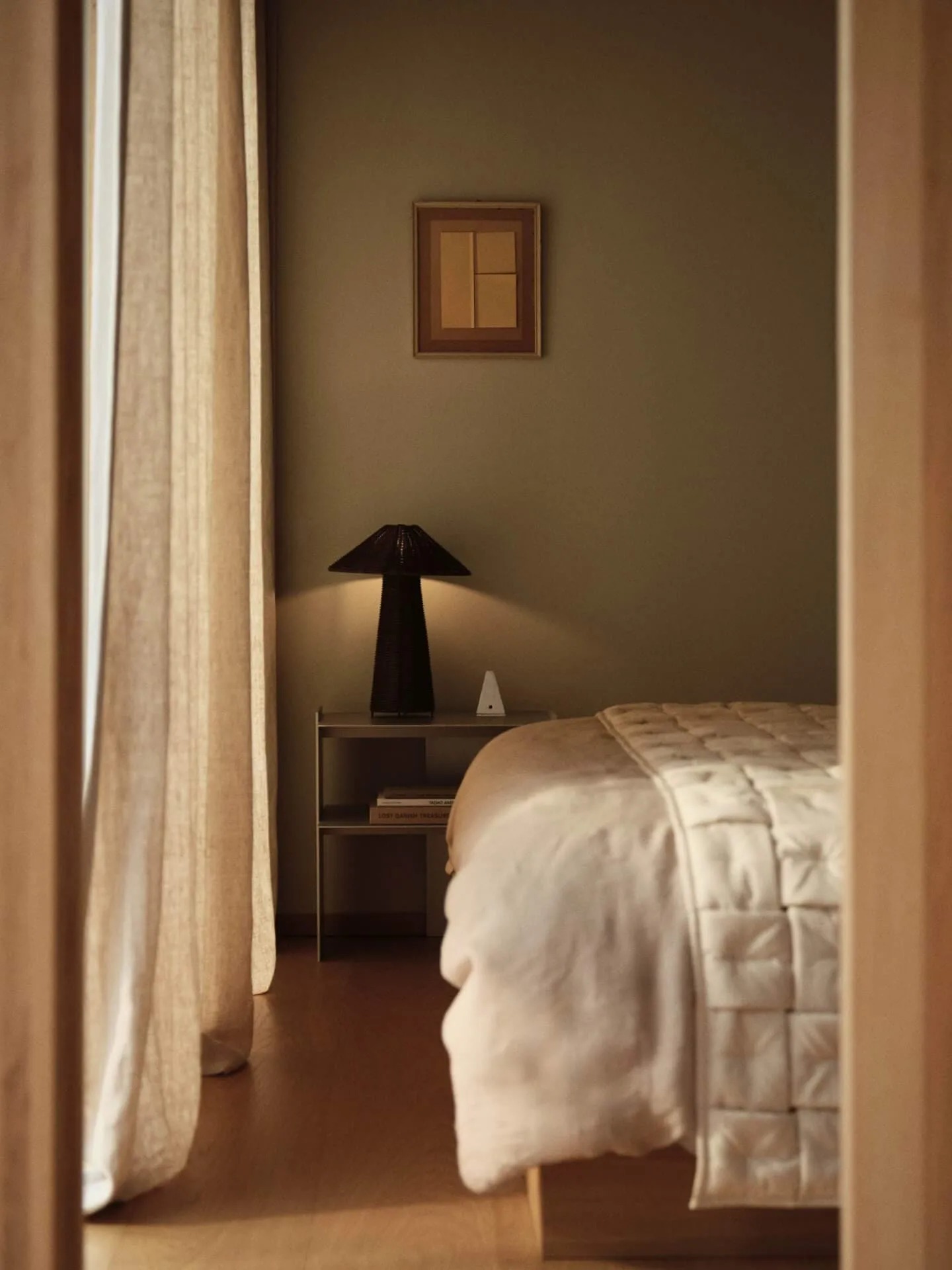 Duo bordslampa, Dark brown Ferm Living