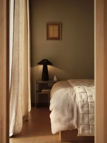 Duo bordslampa - Dark brown - Ferm Living