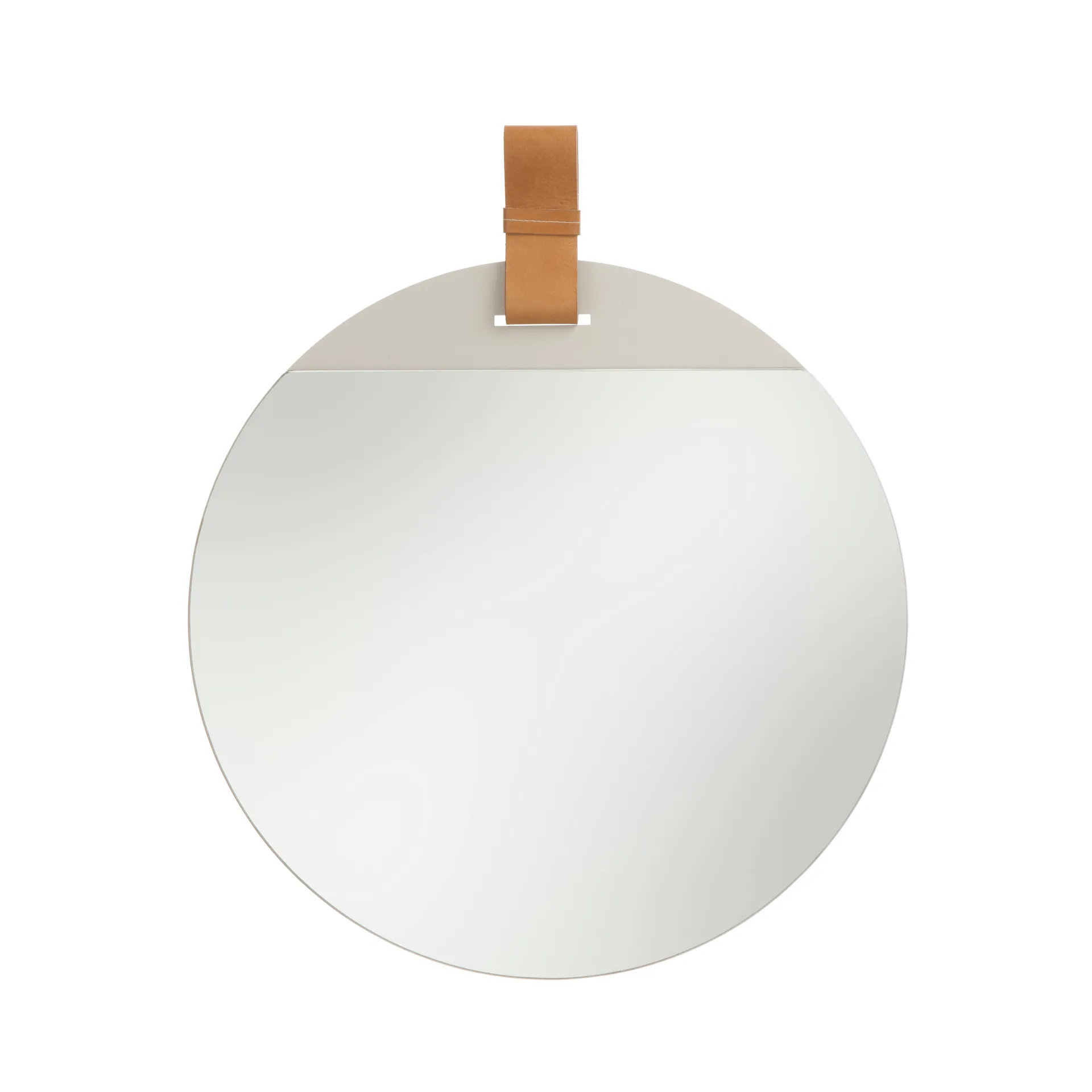 Enter spegel brun, stor Ferm Living