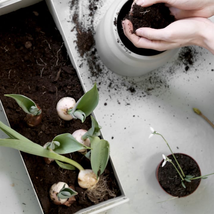 Ferm Living plant box small, ljusgrå Ferm Living