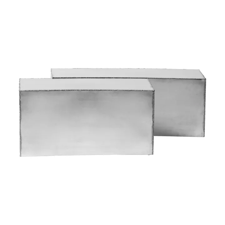 Ferra soffbord 2 delar - Stainless steel - Ferm Living