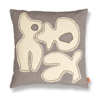 Ferm Living Figure kuddfodral 50×50 cm Grey BlueI-Off-white