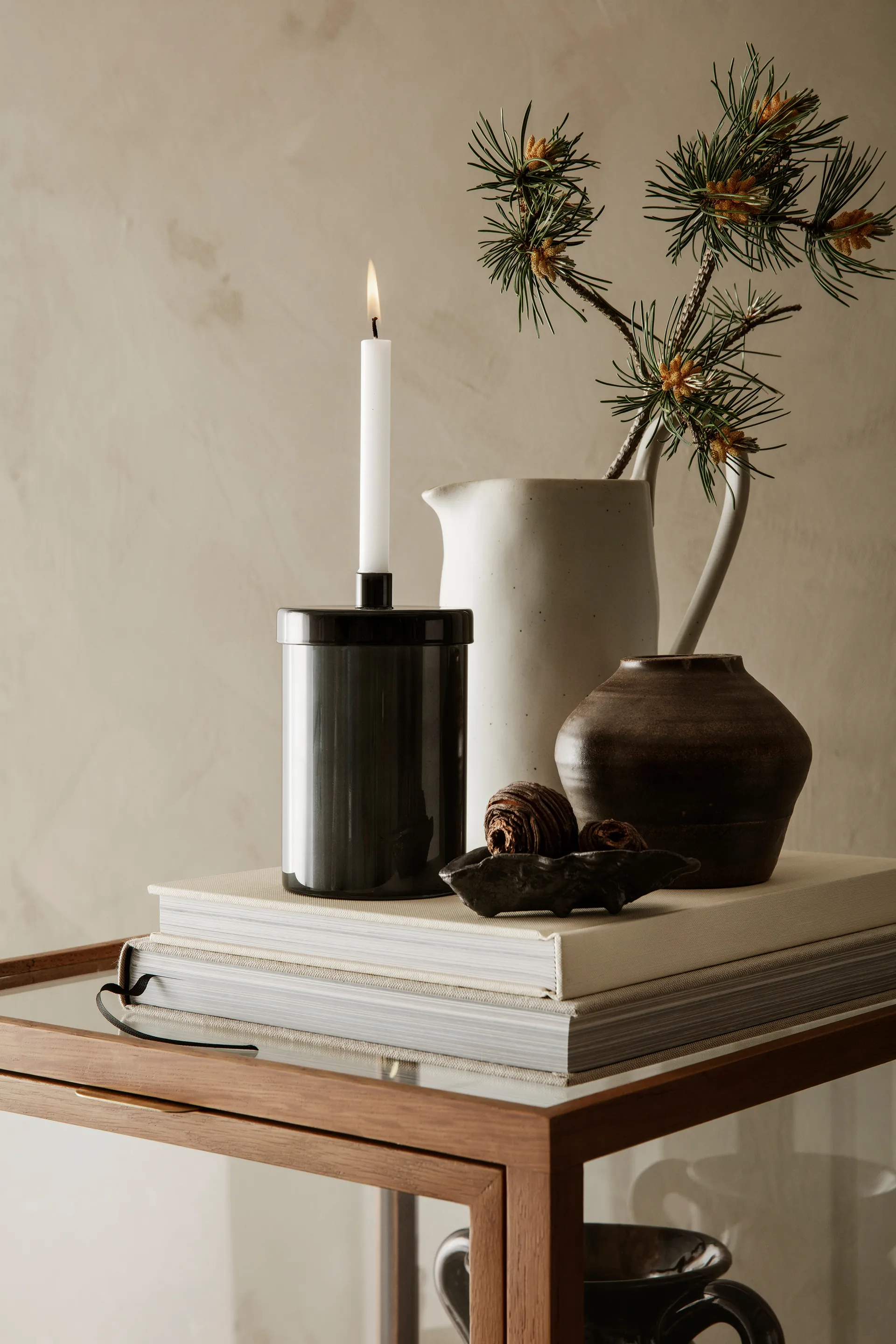 Flow kanna 1 L, Off-white speckle Ferm Living