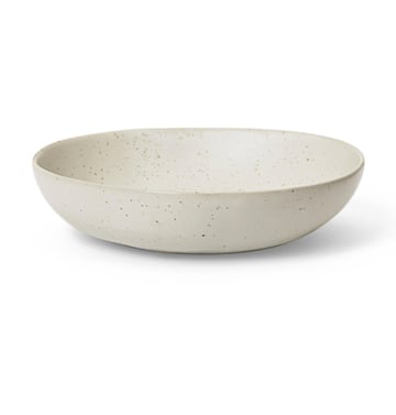 Ferm Living Flow skål large Ø19,5 cm Off-white speckle