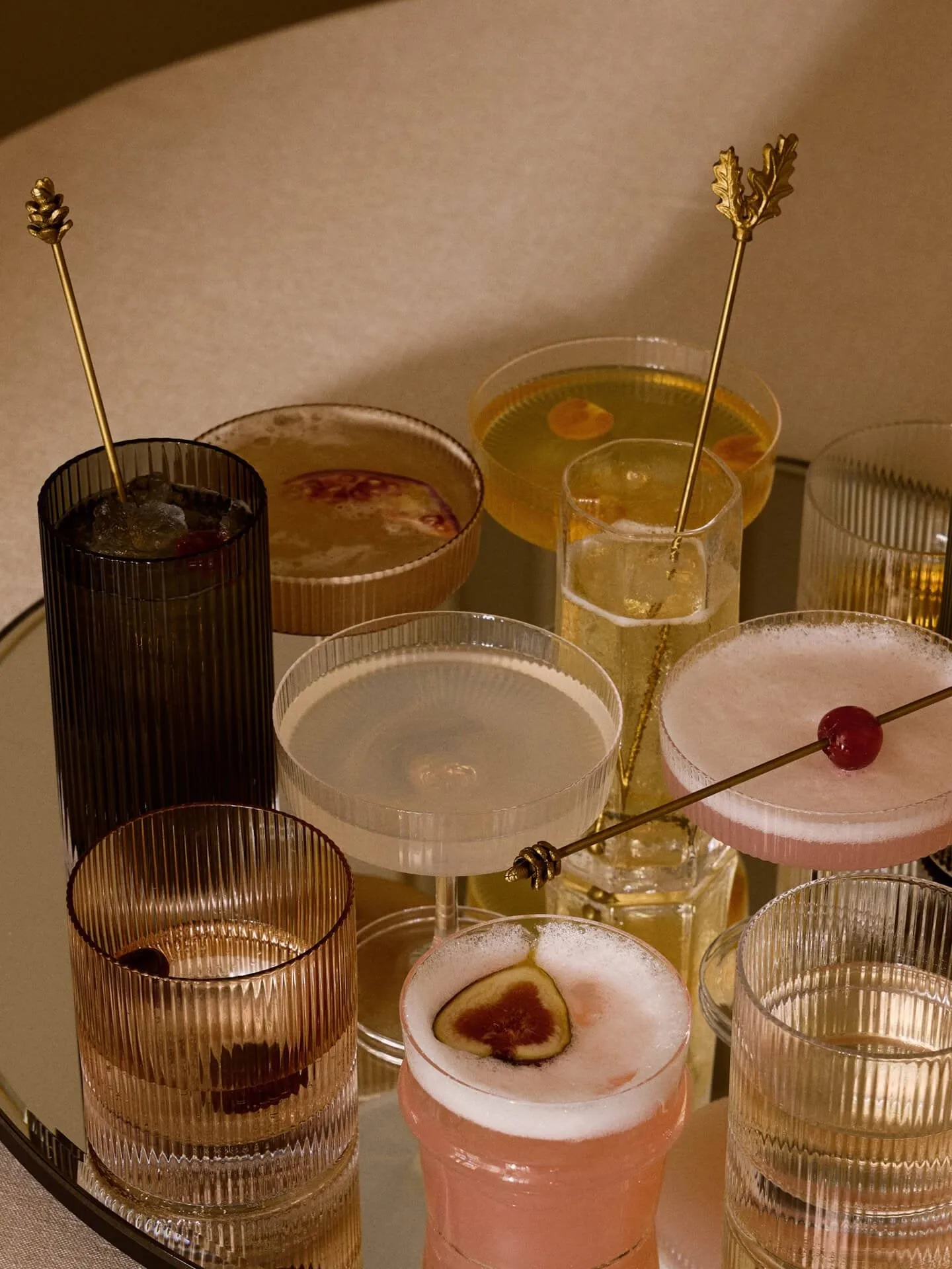 Forest drinkpinnar 6-pack, Mässing Ferm Living