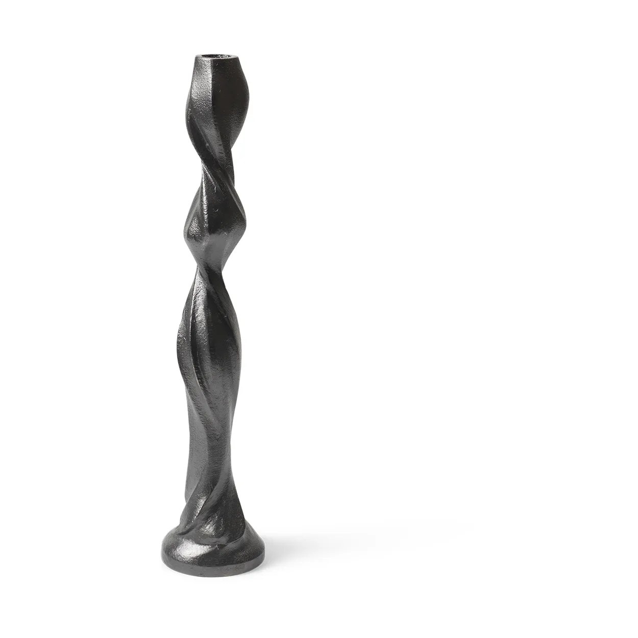 Ferm Living Gale ljusstake 38 cm Blackened Aluminium