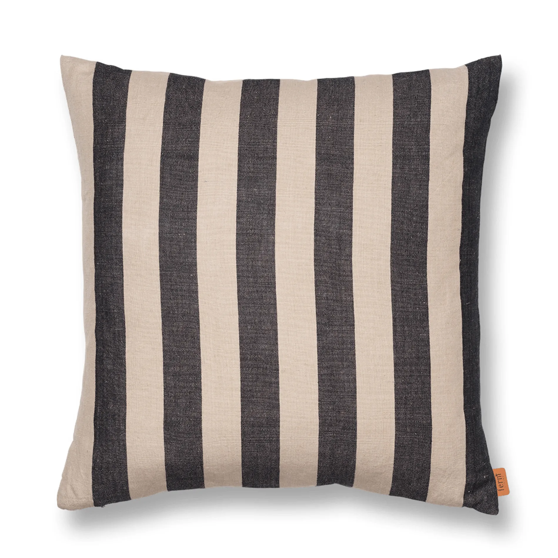 Grand kudde 50x50 cm, Sand-black Ferm Living