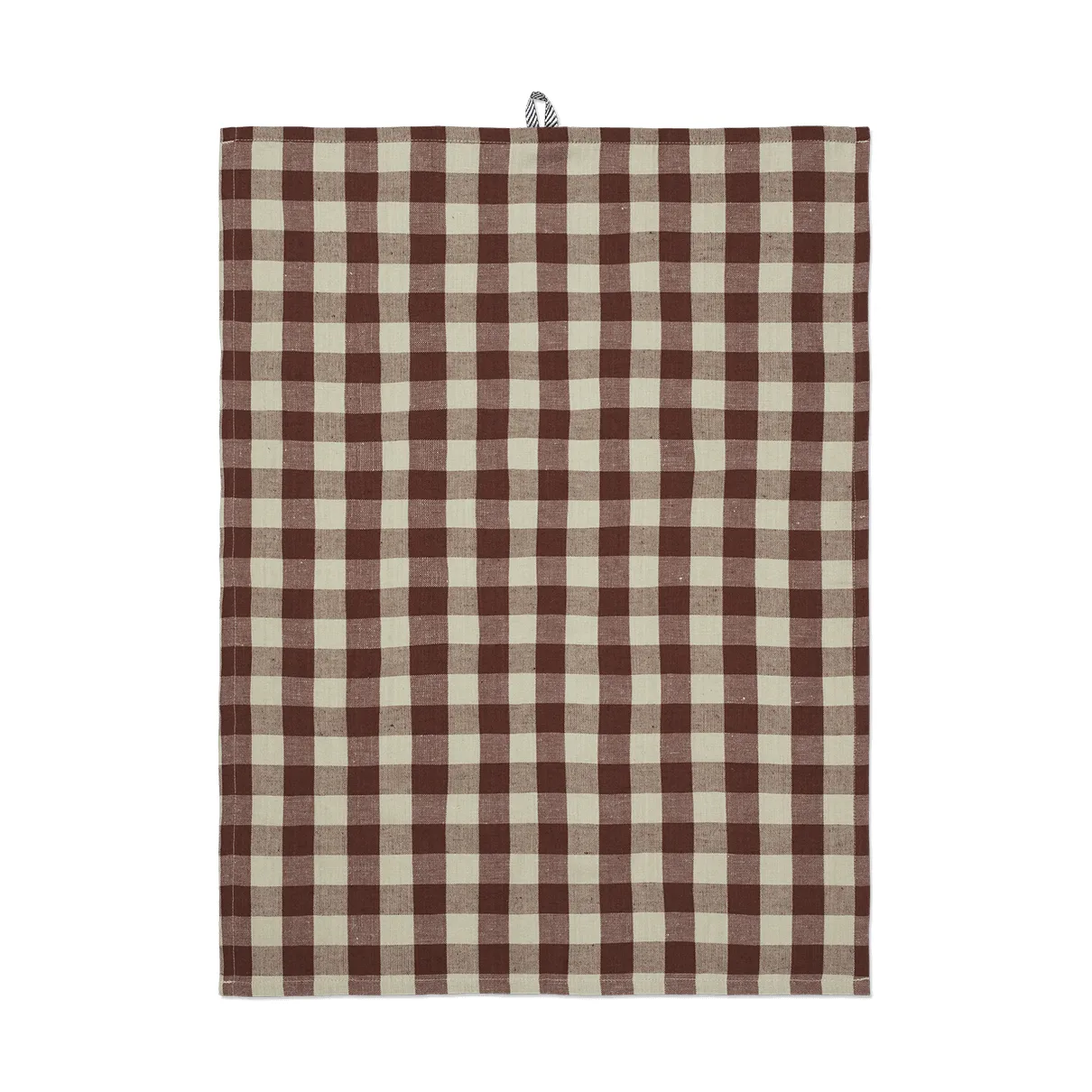 Ferm Living Hale kökshandduk 50×70 cm Cinnamon-grey green