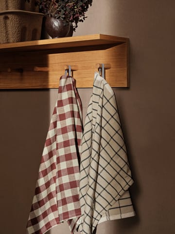 Hale kökshandduk 50x70 cm - Cinnamon-grey green - Ferm Living