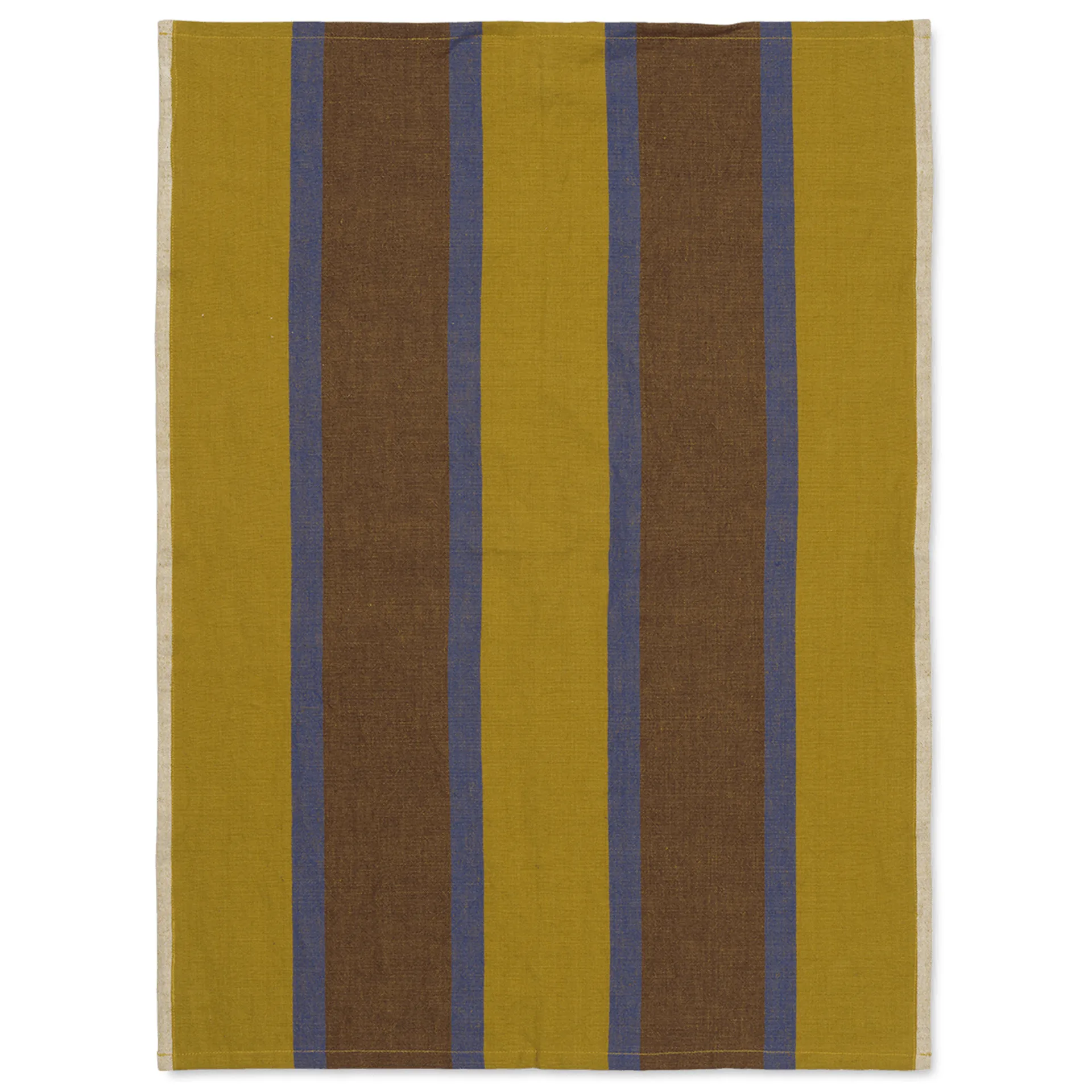 Hale kökshandduk 50x70 cm, Lime-bright blue-chocolate Ferm Living