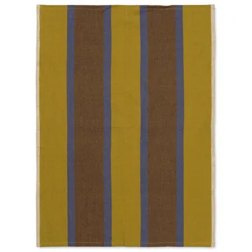 Hale kökshandduk 50x70 cm - Lime-bright blue-chocolate - Ferm Living