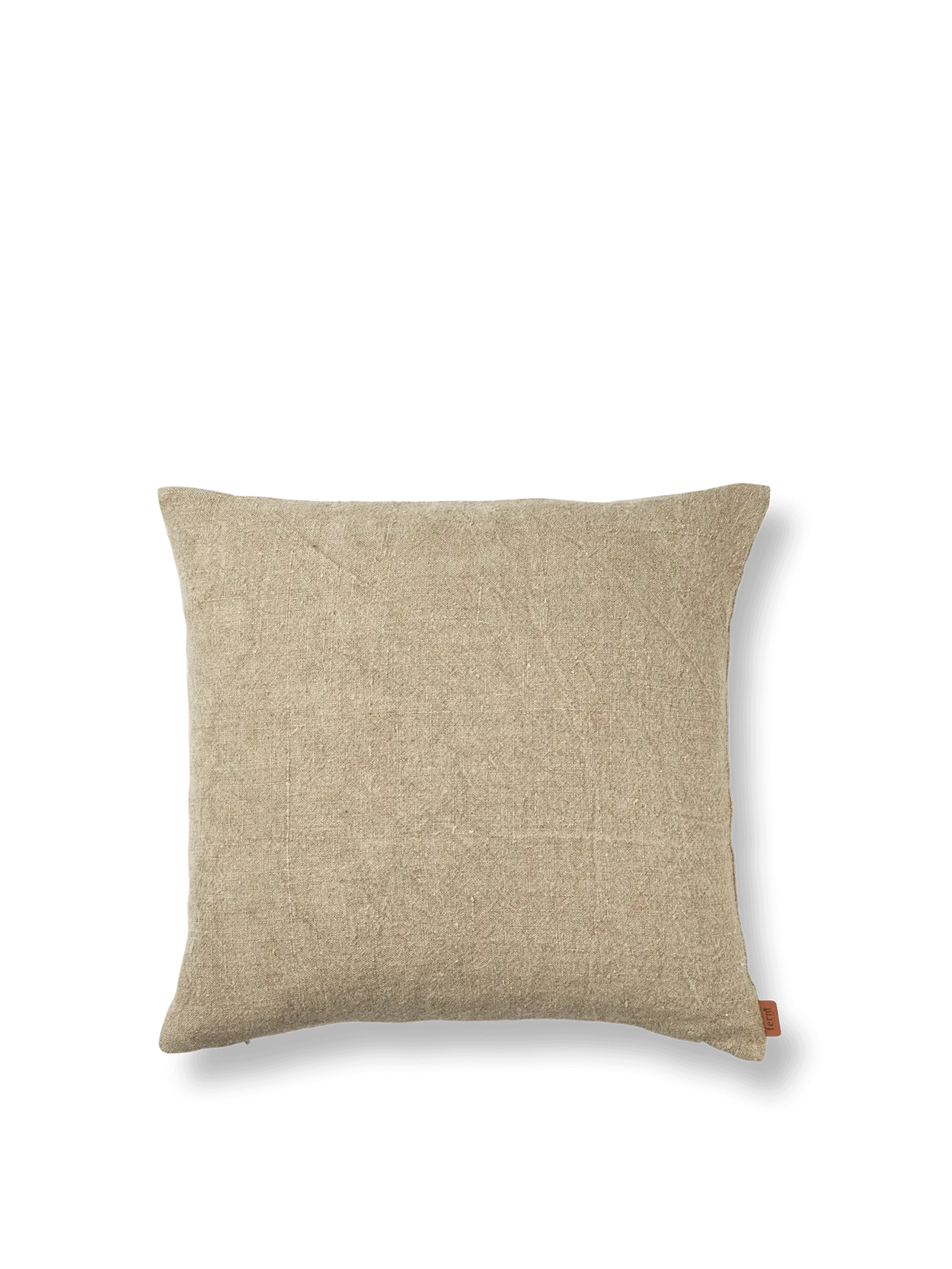 Produktfoto för Ferm Living - Heavy Linen Cushion Cover - Kuddfodral - Natural - W50 x H50 cm