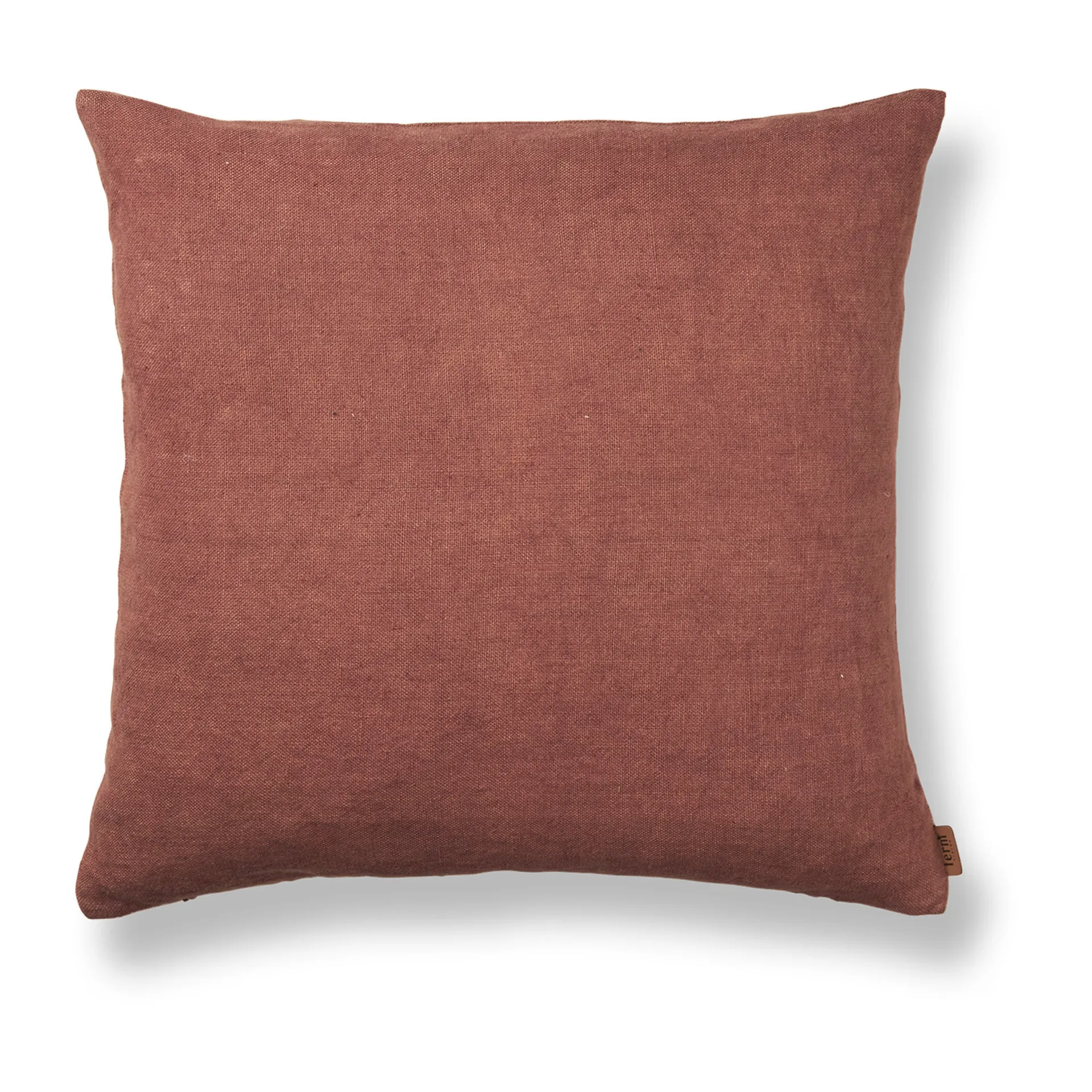 Heavy Linen kudde 50x50 cm, Berry Red Ferm Living