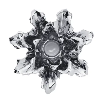 Holly Leaf ljusstake - Silver, 7 cm - Ferm Living